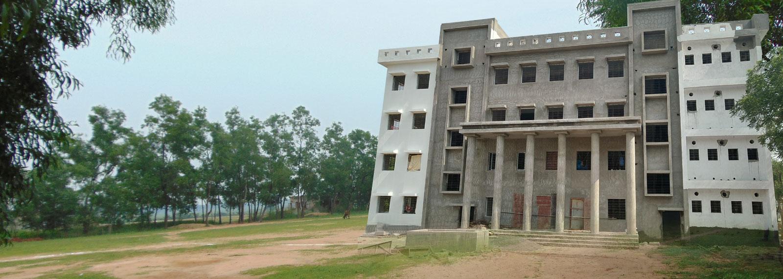 নির্মীয়মান নূতন ভবন - New Building Under Construction.